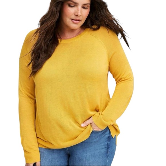 Torrid Tissue Weight Pullover Long Sleeve Sweater - Picture 1 of 7